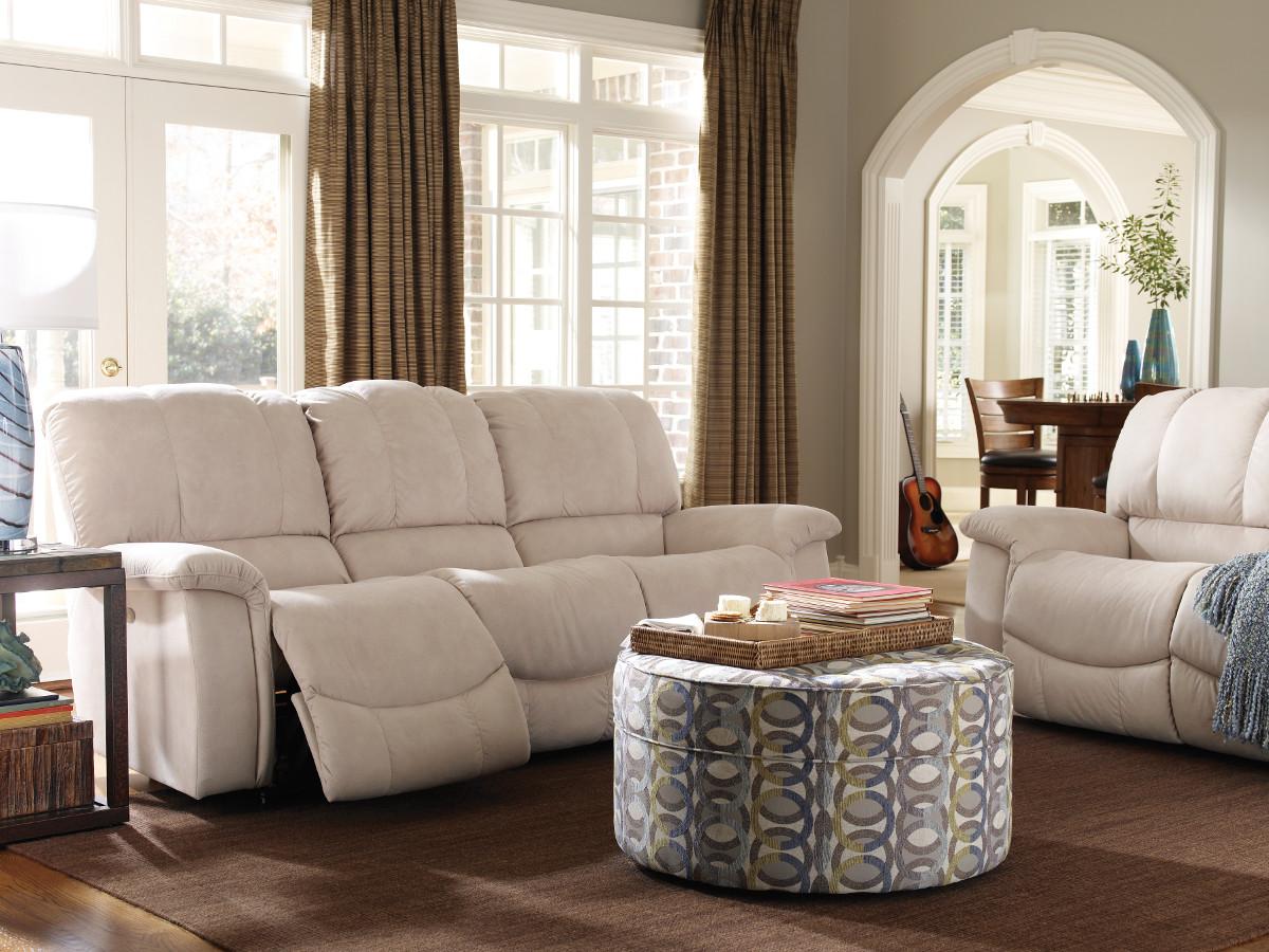 LaZBoy Ottomans Roundabout Ottoman ButtonTufted Cocktail Ottoman